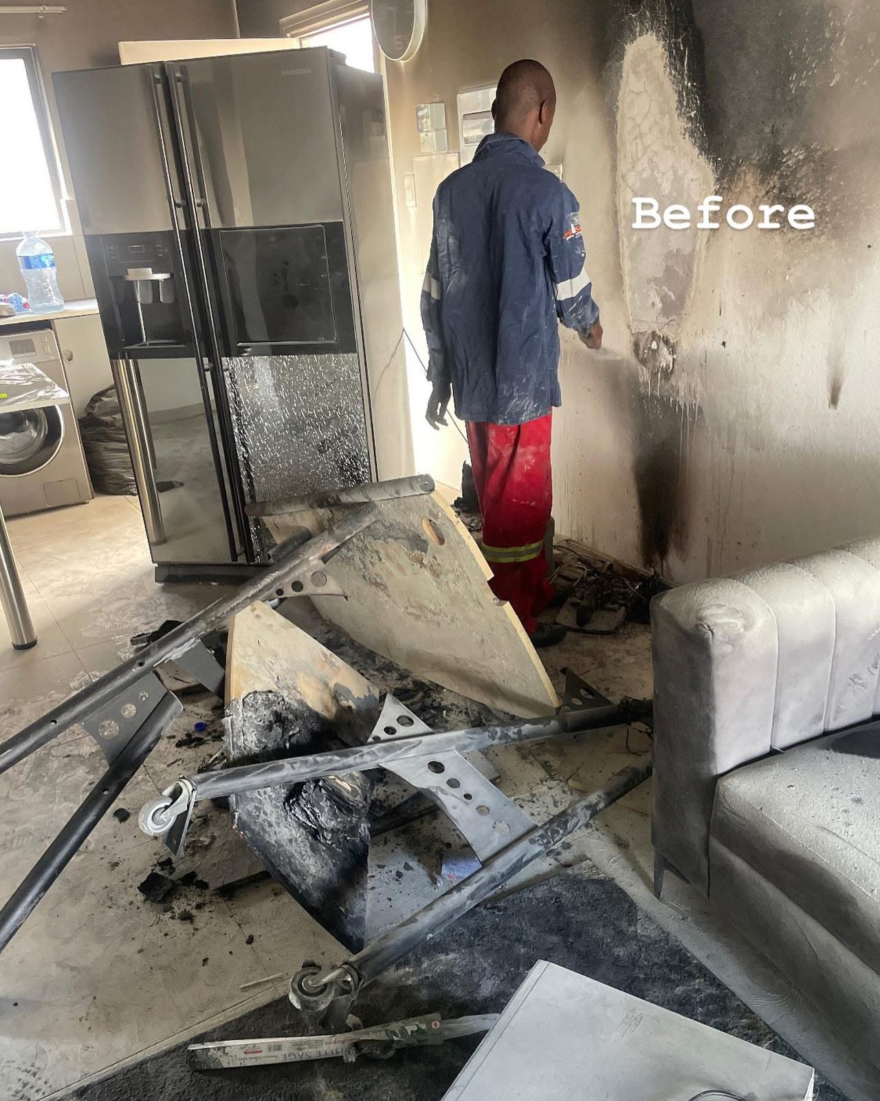 Before - Living room transformation