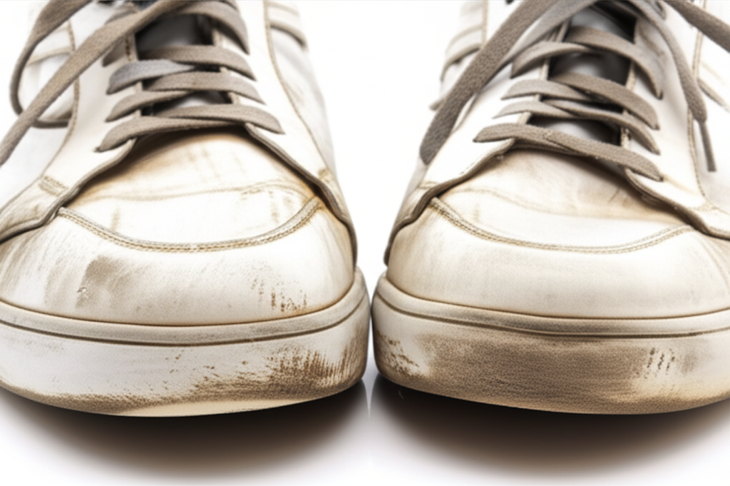 Before - Sneaker cleaning transformation
